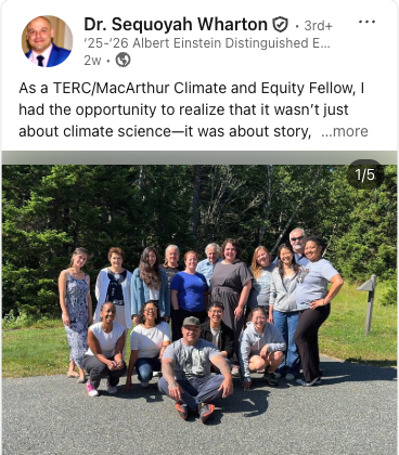 LinkedIn Climate Institute Post