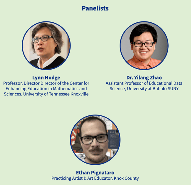 Headshots of panelists for the REVISE May 2026 webinar.