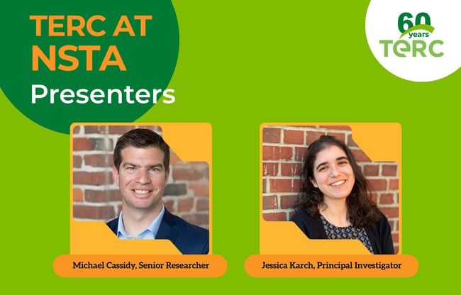 Headshots of TERC staff presenting at NSTA 2026